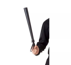 Bastão de polícia preto com fita