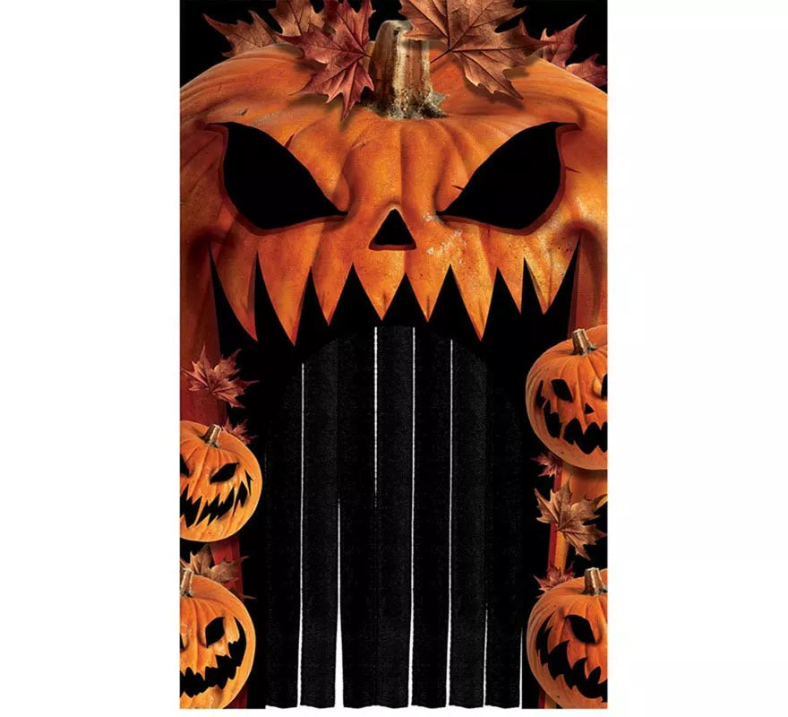 Puerta con Cortina Calabazas de 145x240 cm