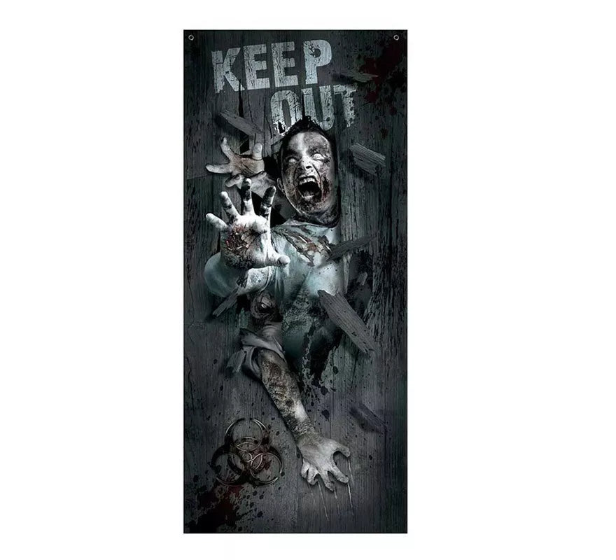 Translation missing: pt-PT.Puerta Zombie Attack Decorativa de 80 X 180 cm