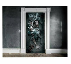 Porta Ataque Zumbi Decorativa 80 X 180 cm