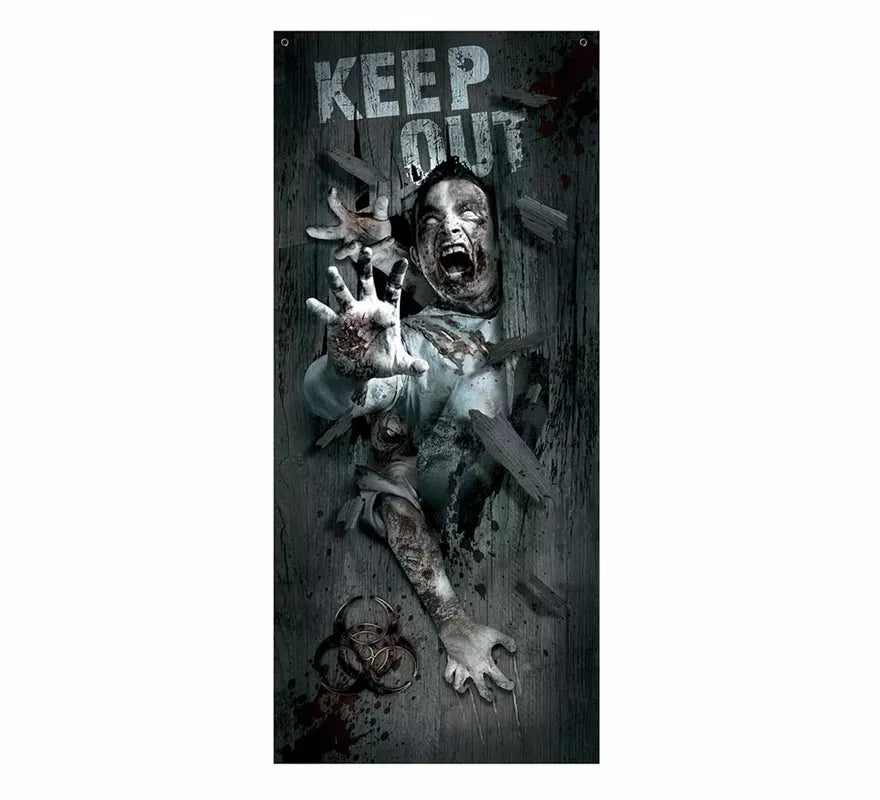 Translation missing: pt-PT.Puerta Zombie Attack Decorativa de 80 X 180 cm