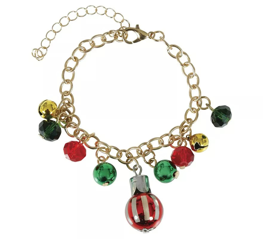 Translation missing: pt-PT.Pulsera Bolas Árbol de Navidad