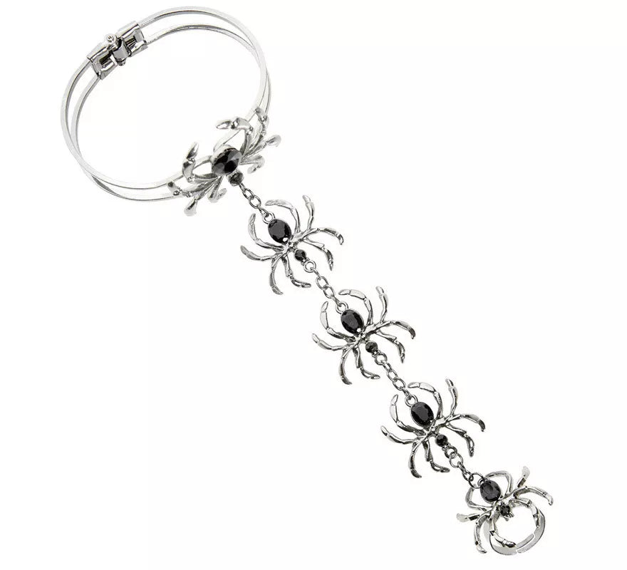 Translation missing: pt-PT.Pulsera con Anillo de Arañas