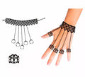 Pulsera con Anillos Góticos