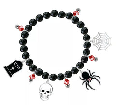 Pulseira de Figura Negra para Halloween