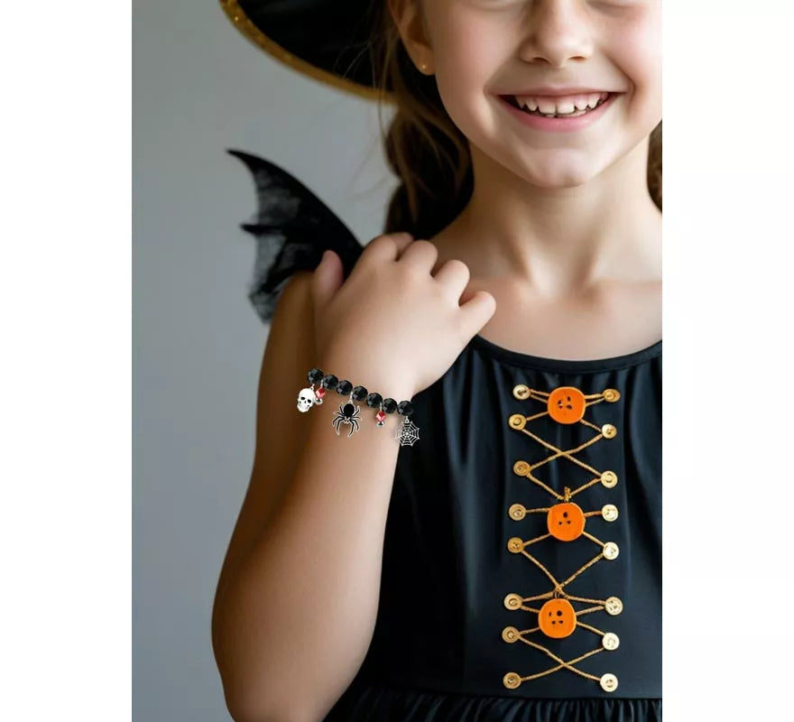 Translation missing: pt-PT.Pulsera con Figuras negra para Halloween