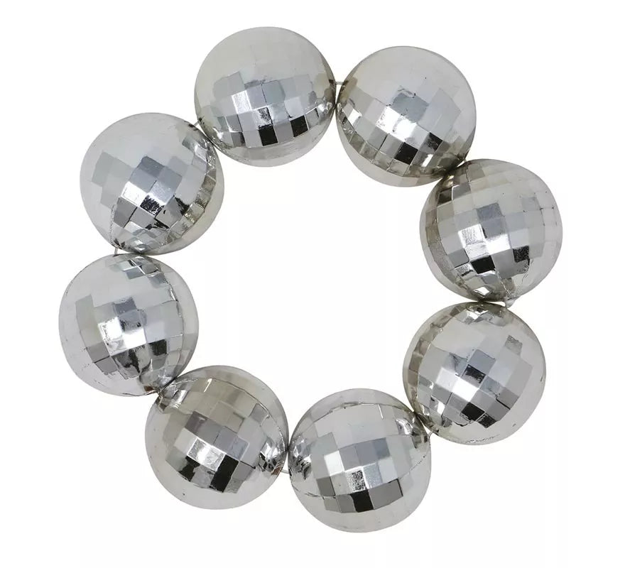 Translation missing: pt-PT.Pulsera de Bolas de Discoteca de los años 70
