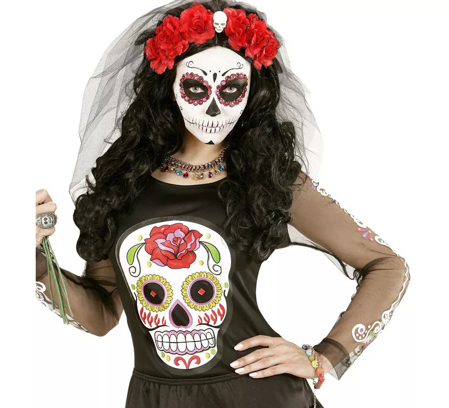 Translation missing: pt-PT.Pulsera de Cuerda con 7 Calaveras de Colores