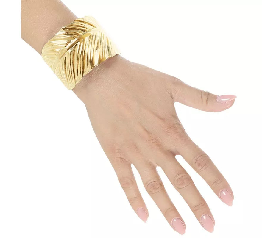 Pulsera de Hoja dorada Griega o Romana adulto