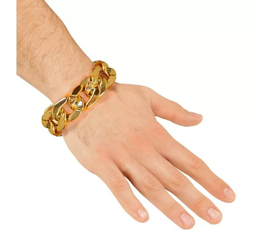 Translation missing: pt-PT.Pulsera de Rapero dorada