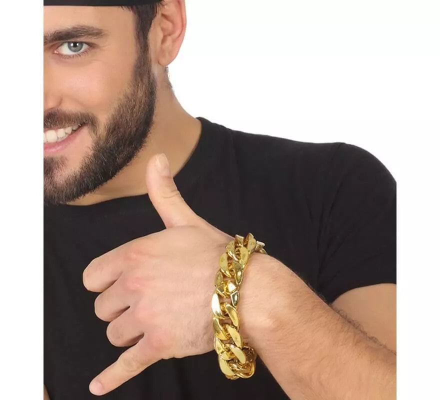 Translation missing: pt-PT.Pulsera de Rapero imitación Oro