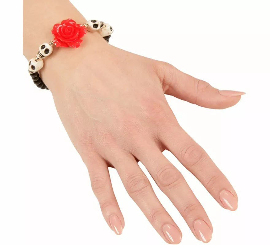 Translation missing: pt-PT.Pulsera Día de los Muertos con Calaveras