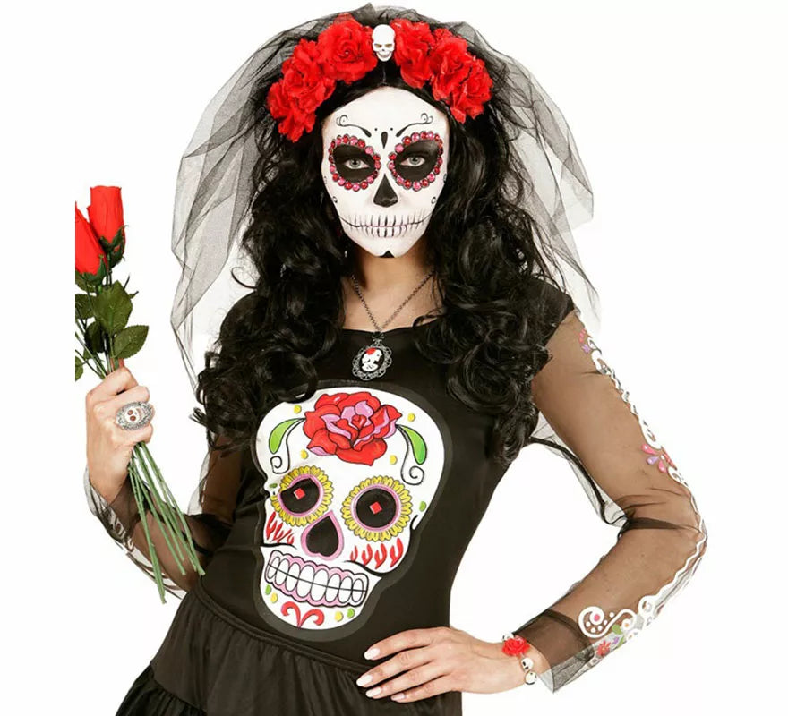 Translation missing: pt-PT.Pulsera Día de los Muertos con Calaveras