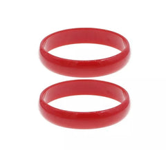 Pulseira grande de Flamenco vermelha de 7,5 cm