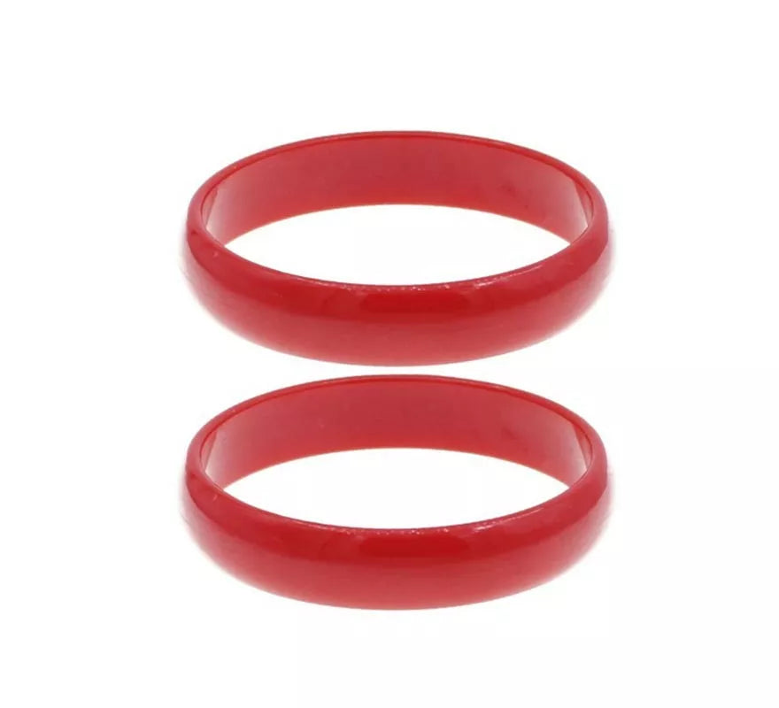 Translation missing: pt-PT.Pulsera Flamenca grande roja de 7,5 cm