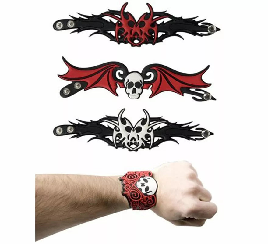 Translation missing: pt-PT.Pulsera Heavy Rockero Motorista en modelos surtidos