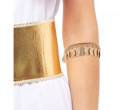 Pulseira romana alta com moedas