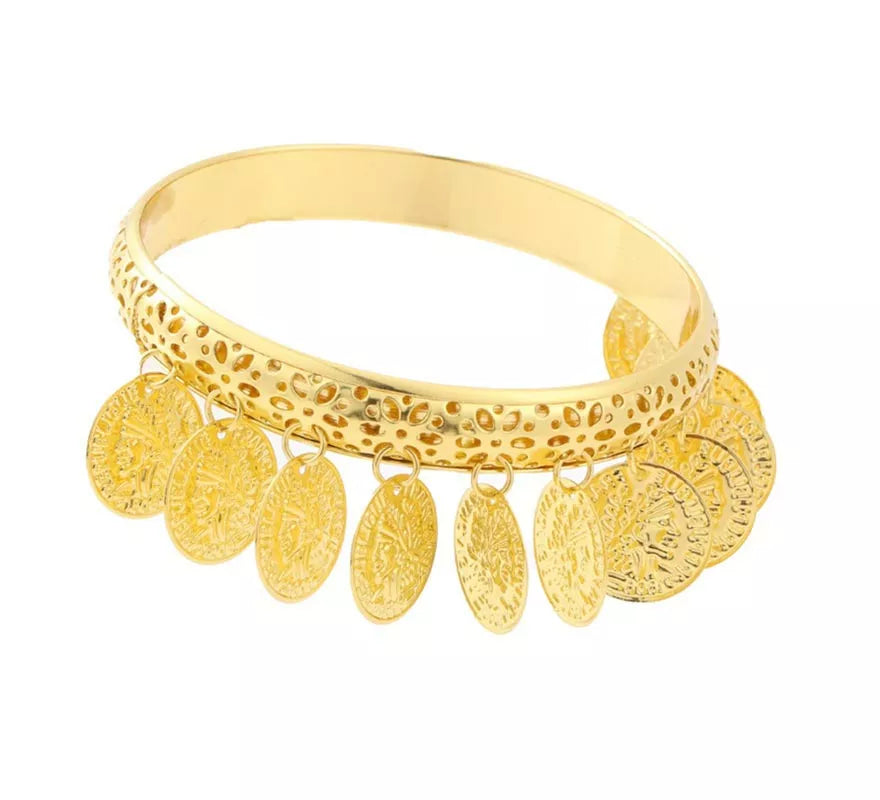 Translation missing: pt-PT.Pulsera Romana con monedas colgantes