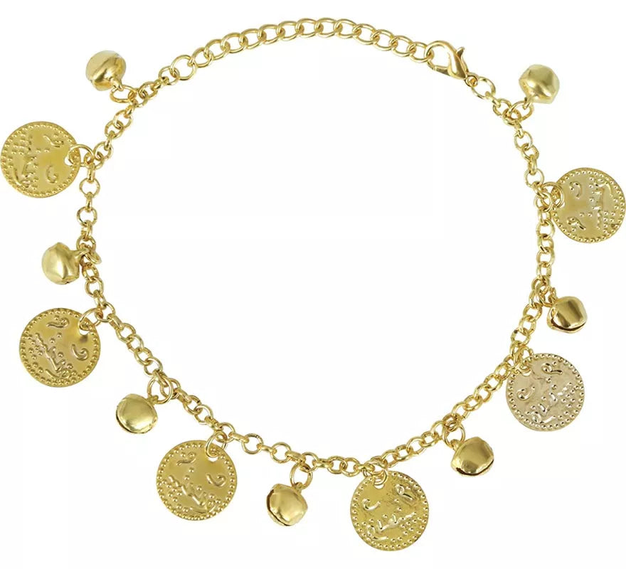Translation missing: pt-PT.Pulsera Tobillera de Monedas