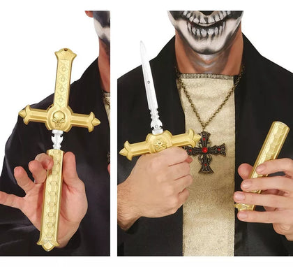 Puñal Cruz con Estaca de 26 cm