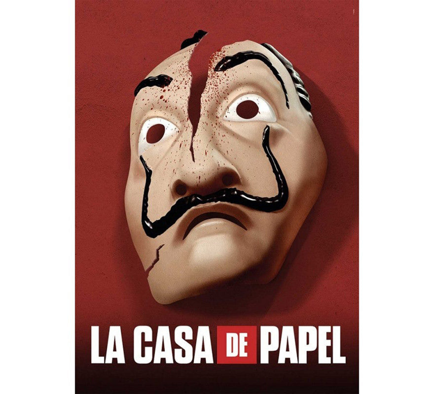Translation missing: pt-PT.Puzzle La Casa de Papel 1000 pcs máscara