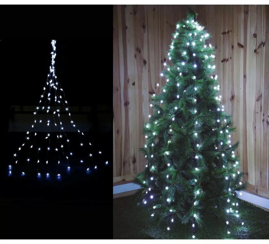 Translation missing: pt-PT.Rama de 200 Led Estrellas blancas con 8 funciones