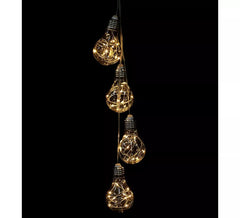 Ramo de 80 cm com 4 lâmpadas com 10 LEDs quentes