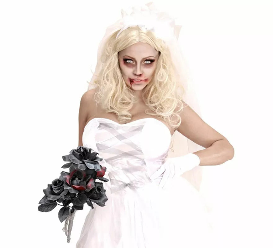 Translation missing: pt-PT.Ramo de Rosas de Novia para Halloween