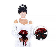 Buquê vermelho com faces de 26 cm