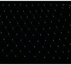 Rede de 160 Led Multifuncionais Branco Quente para Exterior de 2X2 mts