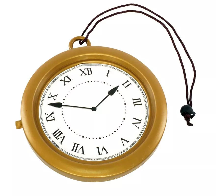 Translation missing: pt-PT.Reloj de Bolsillo Gigante dorado 20 cm