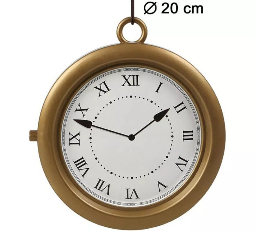 Translation missing: pt-PT.Reloj Dorado de 20 cm