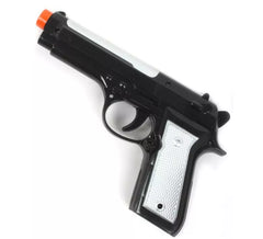 Revólver de brinquedo preto de 57 cm