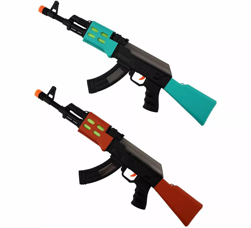Translation missing: pt-PT.Rifle con Luz y Sonido de plástico en colores surtidos
