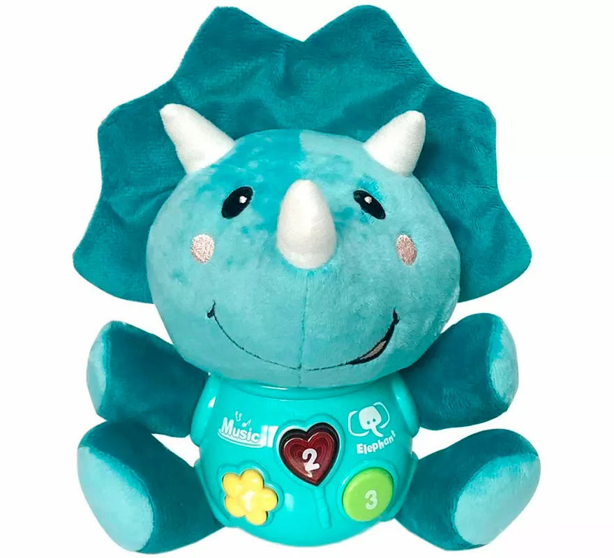Translation missing: pt-PT.Rino Musical de Peluche con Luz y Sonido de 24 cm