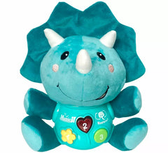 Rino Musical de Peluche con Luz y Sonido de 24 cm