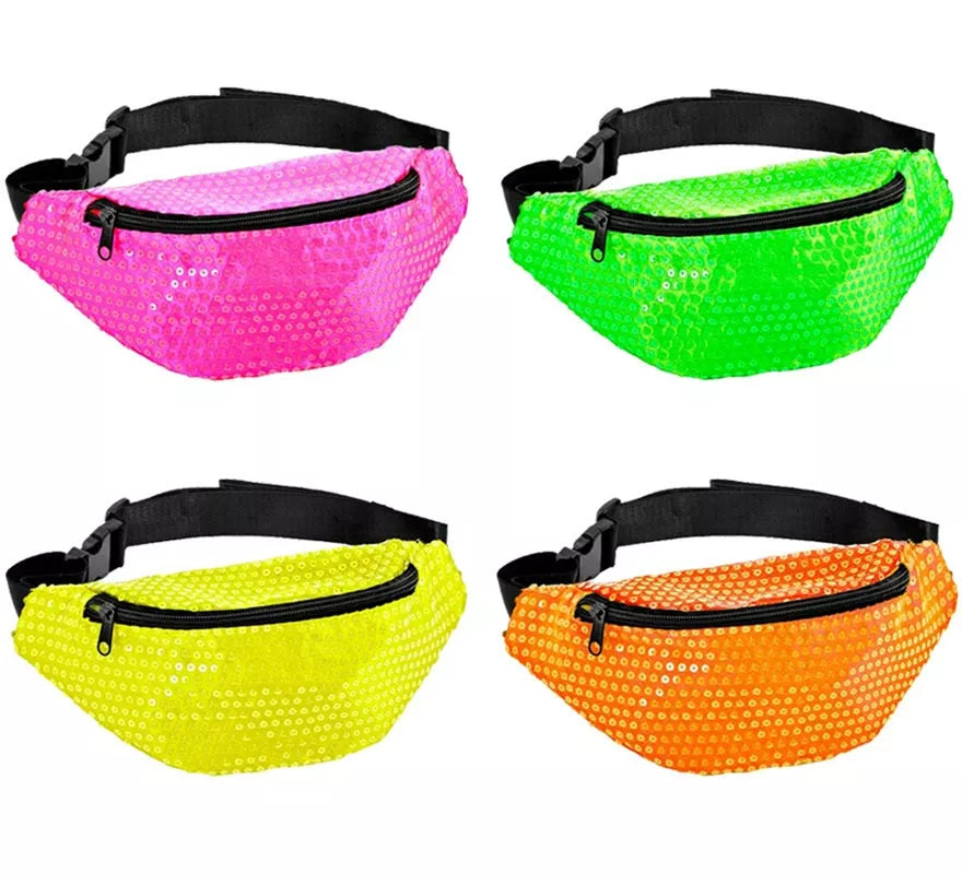 Translation missing: pt-PT.Riñonera con Lentejuelas en varios colores neones
