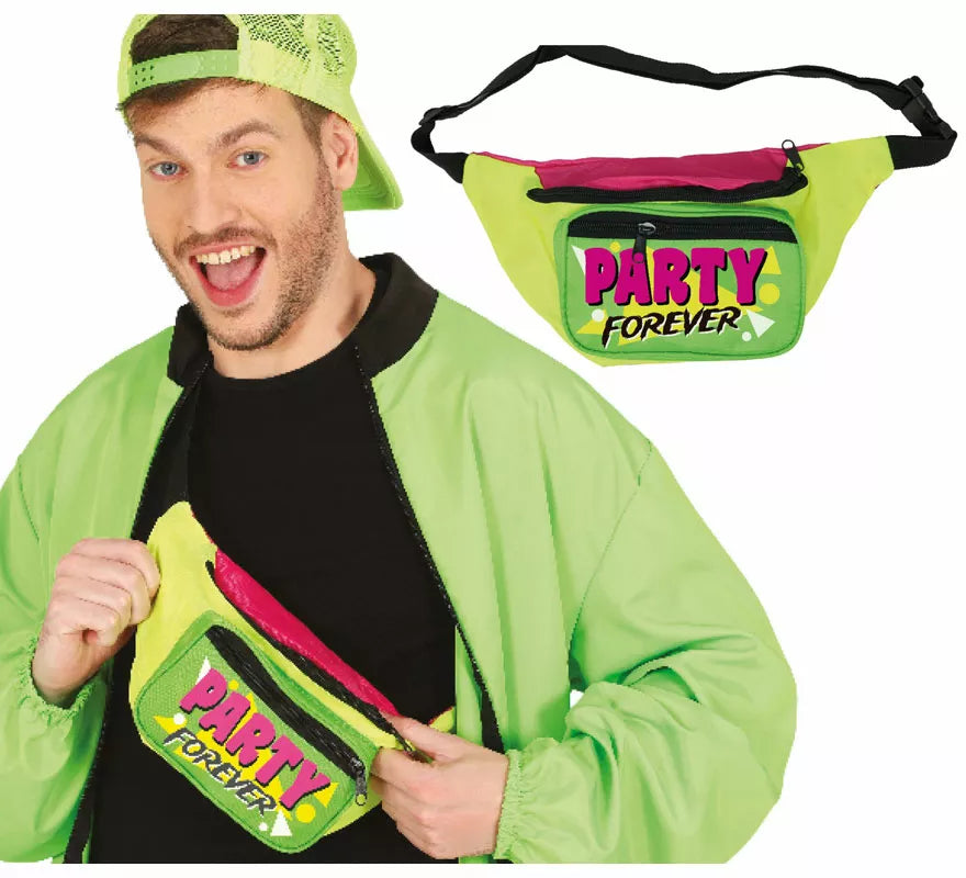 Translation missing: pt-PT.Riñonera Verde Party forever de 35x12 cm