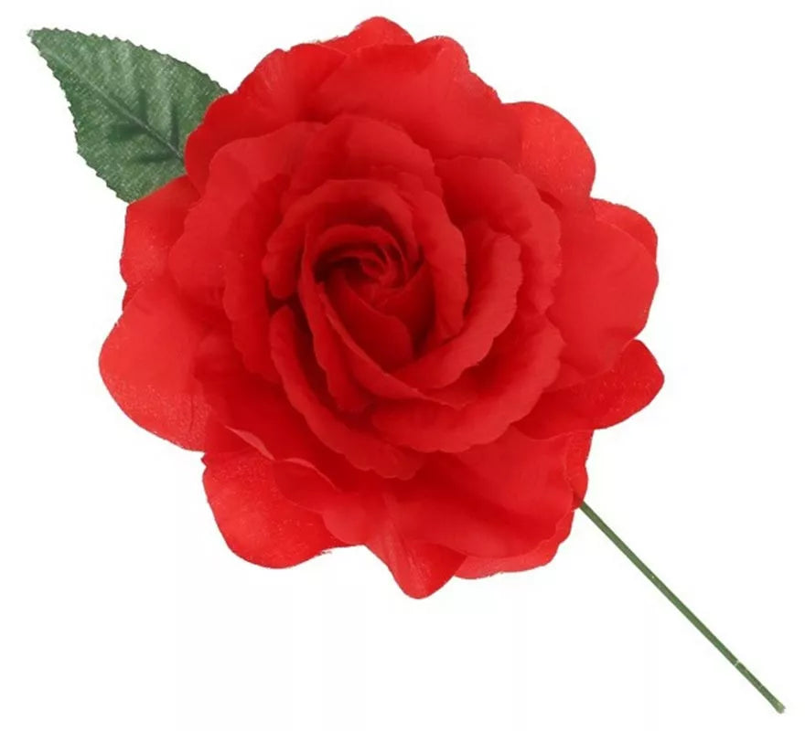 Translation missing: pt-PT.Rosa de Sevillana o Chulapa con varilla de 13 cm en varios colores