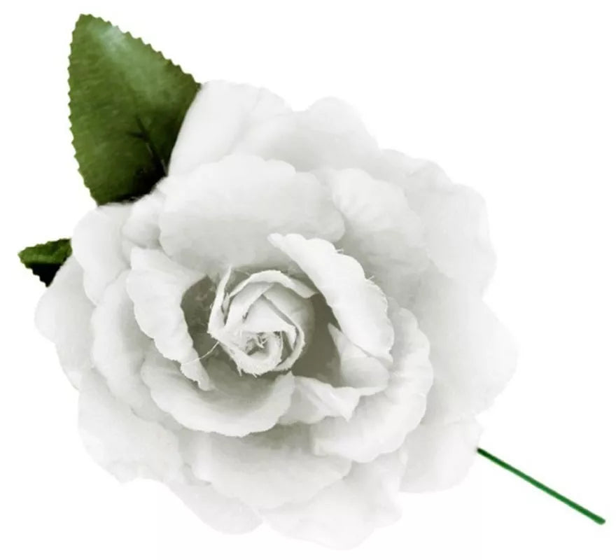 Translation missing: pt-PT.Rosa de Sevillana o Chulapa con varilla de 15 cm en varios colores