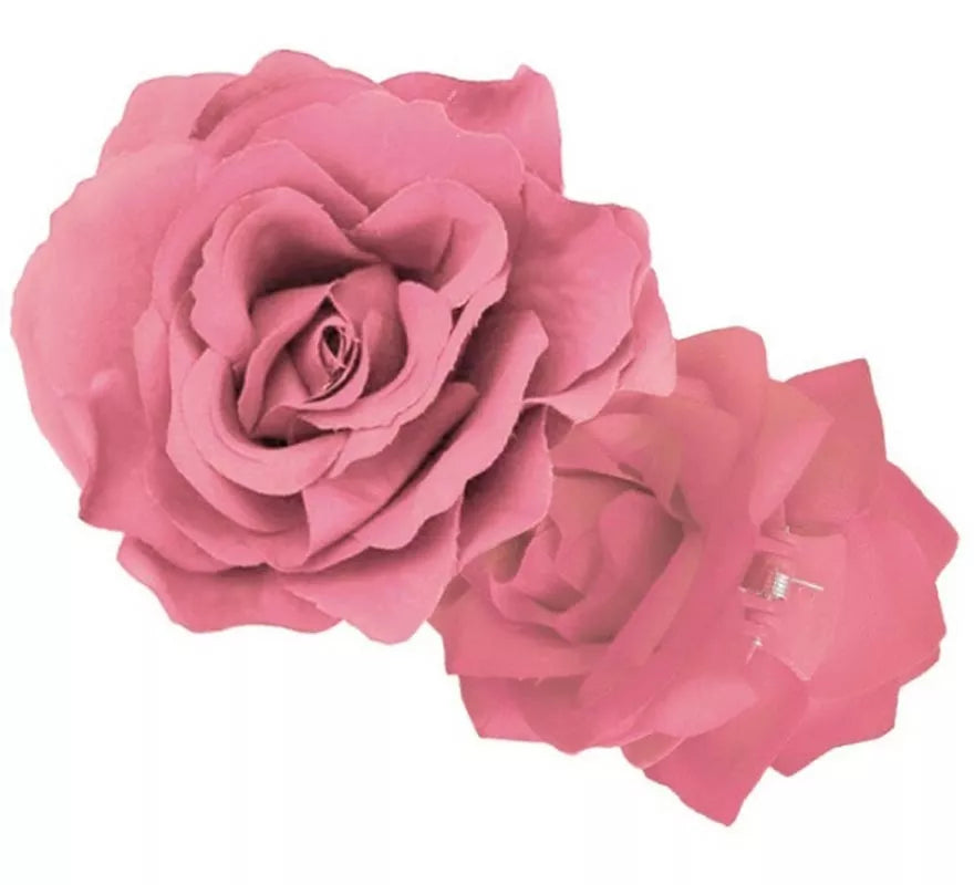 Translation missing: pt-PT.Rosa Sevillana o Chulapa de 9 cm con pinza en varios colores