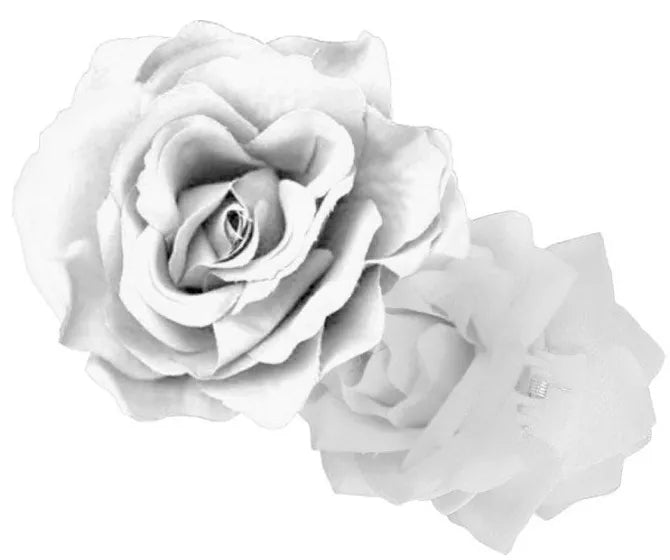 Translation missing: pt-PT.Rosa Sevillana o Chulapa de 9 cm con pinza en varios colores