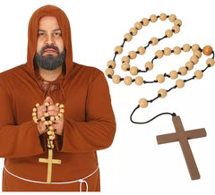 Rosário com cruz 100 cm.