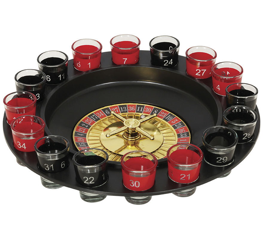 Translation missing: pt-PT.Ruleta Casino de 29 cm con 16 Vasos de 4,5 cm