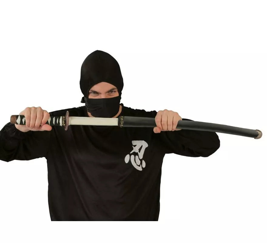 Translation missing: pt-PT.Sable de Japonés o Espada Ninja negra de 76 cm con funda