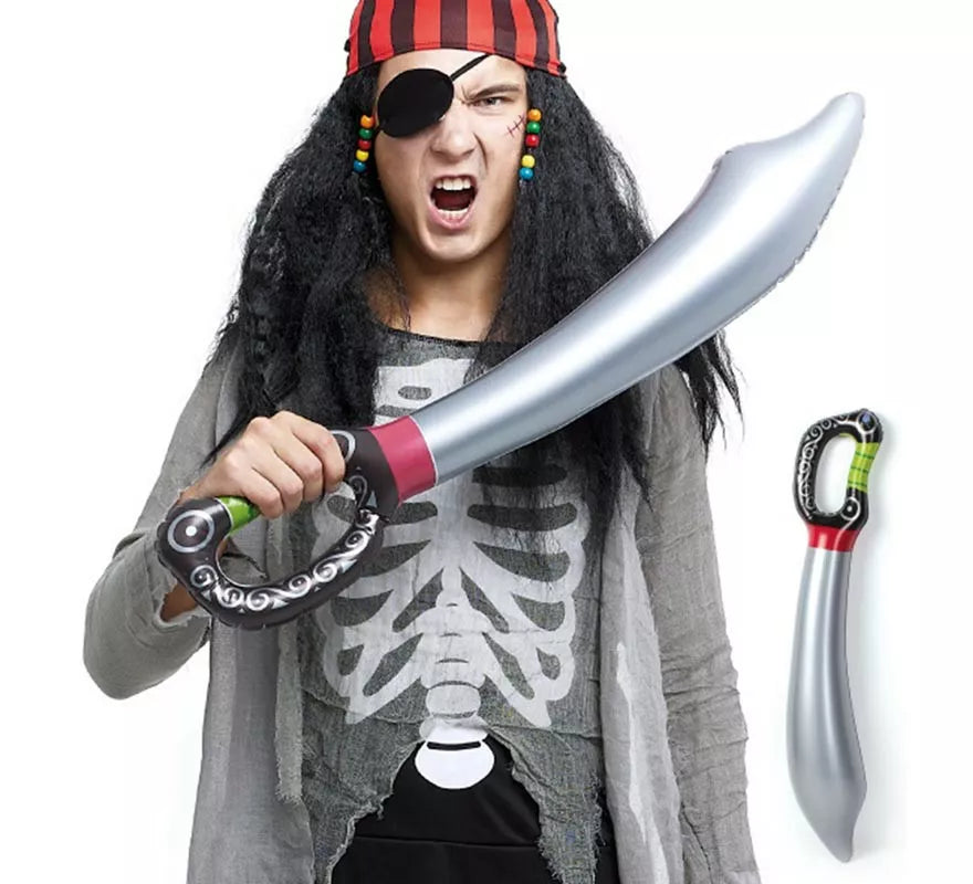 Translation missing: pt-PT.Sable Pirata Hinchable gris de 75 cm
