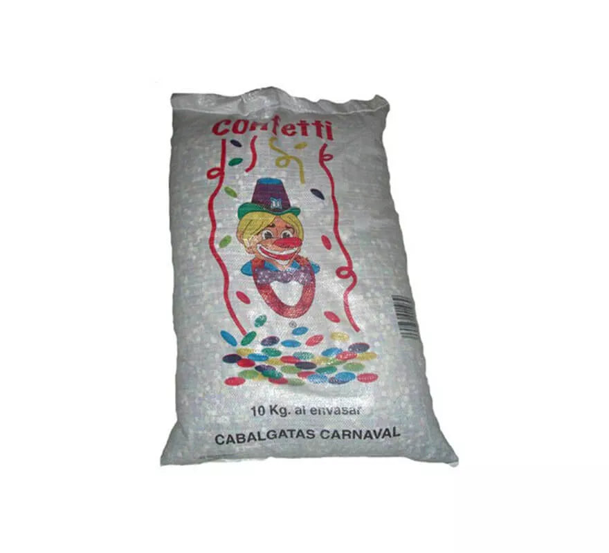 Translation missing: pt-PT.Saco Confeti de 10 kg. para Cabalgatas y Carnaval