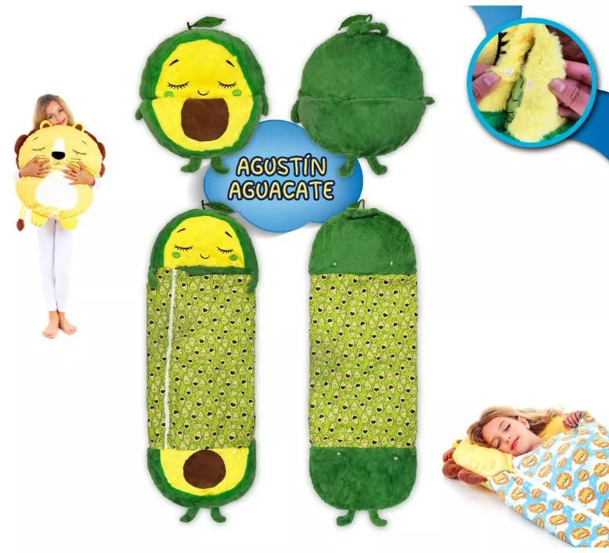 Translation missing: pt-PT.Saco de Dormir Agustín Aguacate con cojín de 165 cm