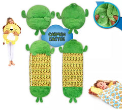Saco de dormir Carmen Cactus com almofada de 135 cm