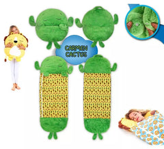 Saco de dormir Carmen Cactus com almofada de 165 cm